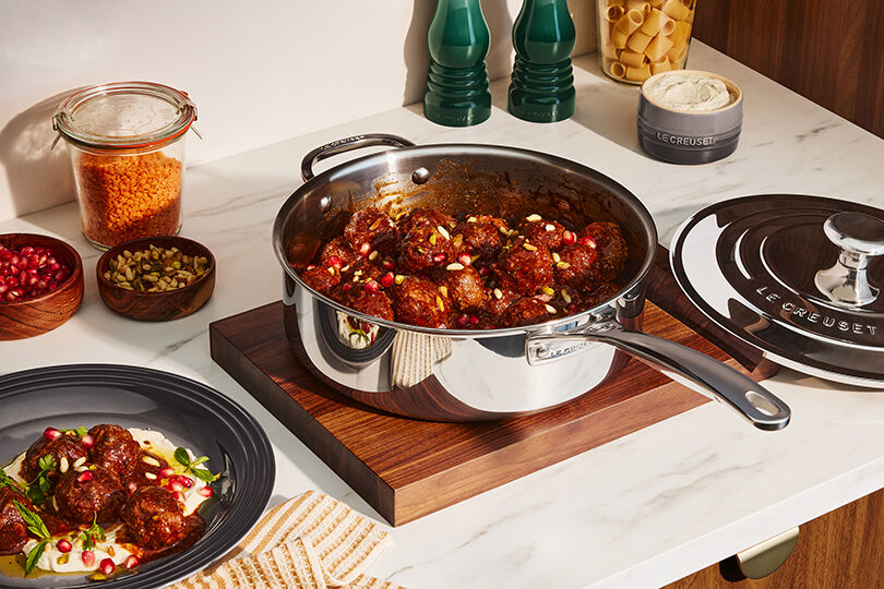 Stainless Steel Saucier and Chef's Pan | Le Creuset